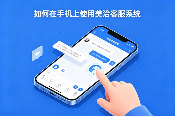 如何在手机上使用美洽客服系统？一篇带你全部掌握
